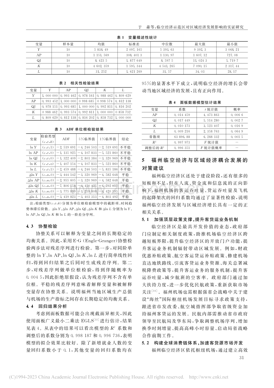 临空经济示范区对区域经济发...的实证研究——以福州市为例_于淼.pdf_第3页