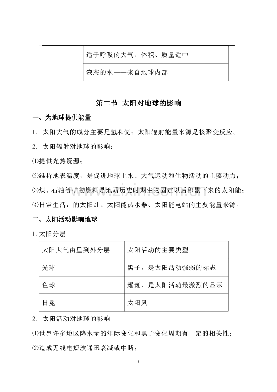 高中地理必修一、二、三知识点总结.pdf_第2页