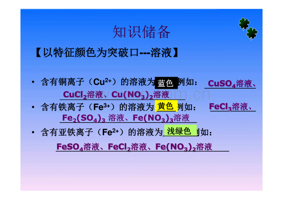 初中化学专题复习之推断题(中考复习).pdf_第3页