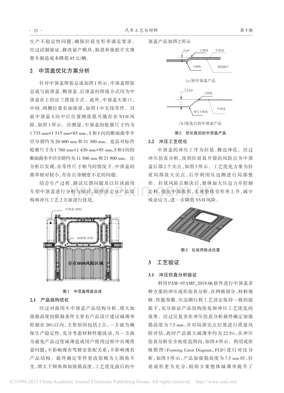 商用车顶盖提质降本量产工艺优化及试验验证_姜岩.pdf_第2页