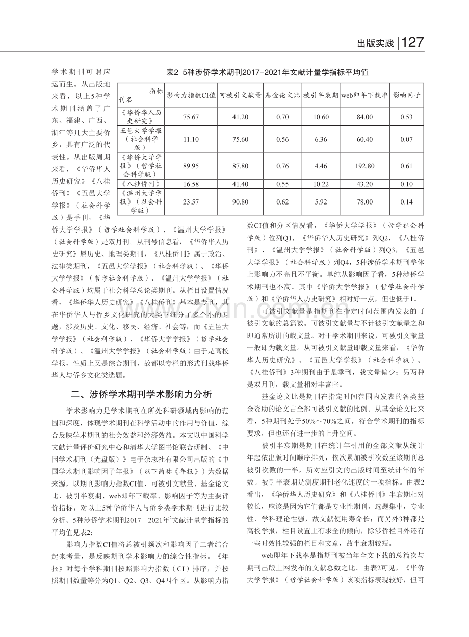 涉侨学术期刊发展现状研究_文俊.pdf_第2页