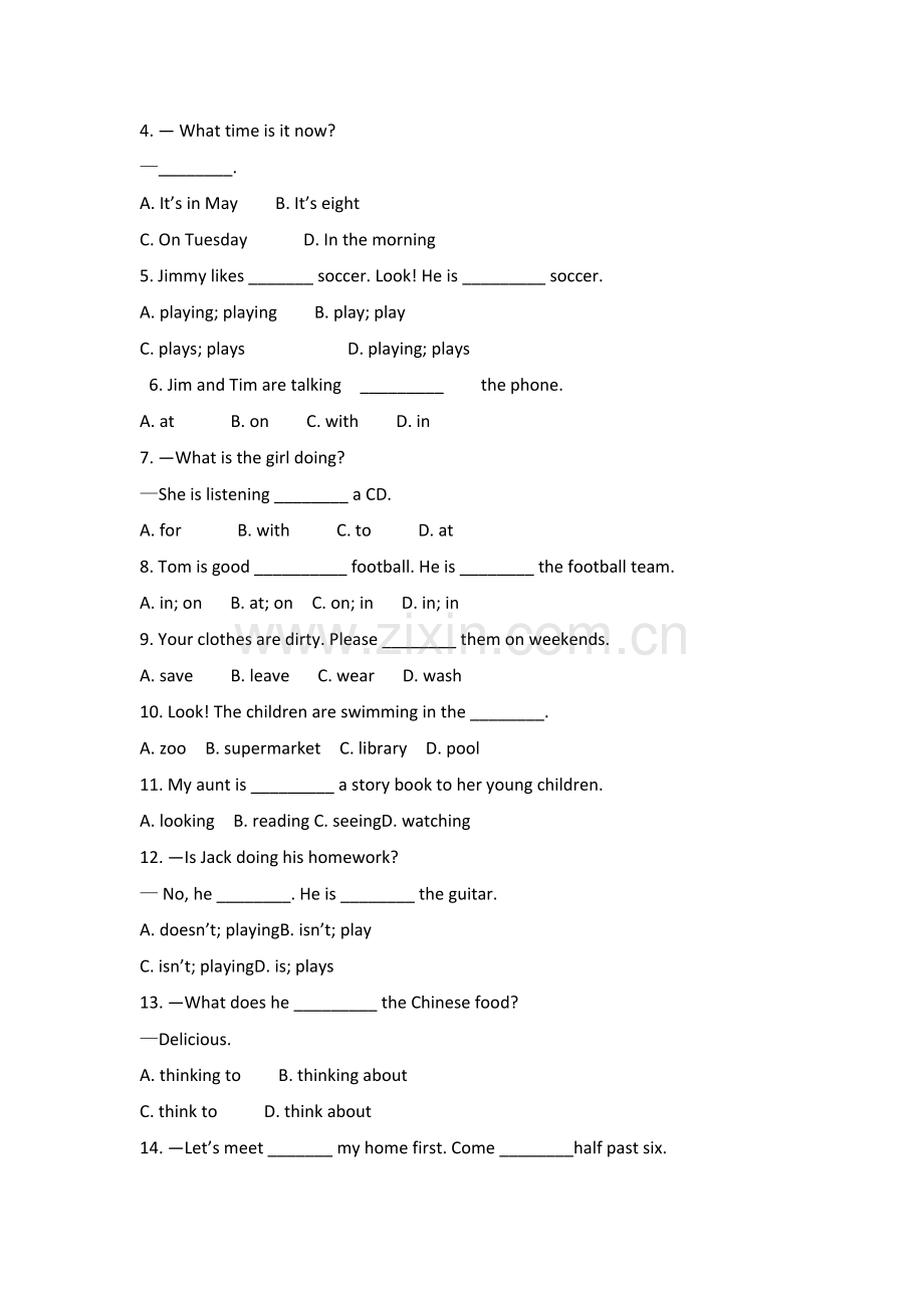 新目标英语七年级(下册)Unit 6 词汇专练+答案.docx_第2页