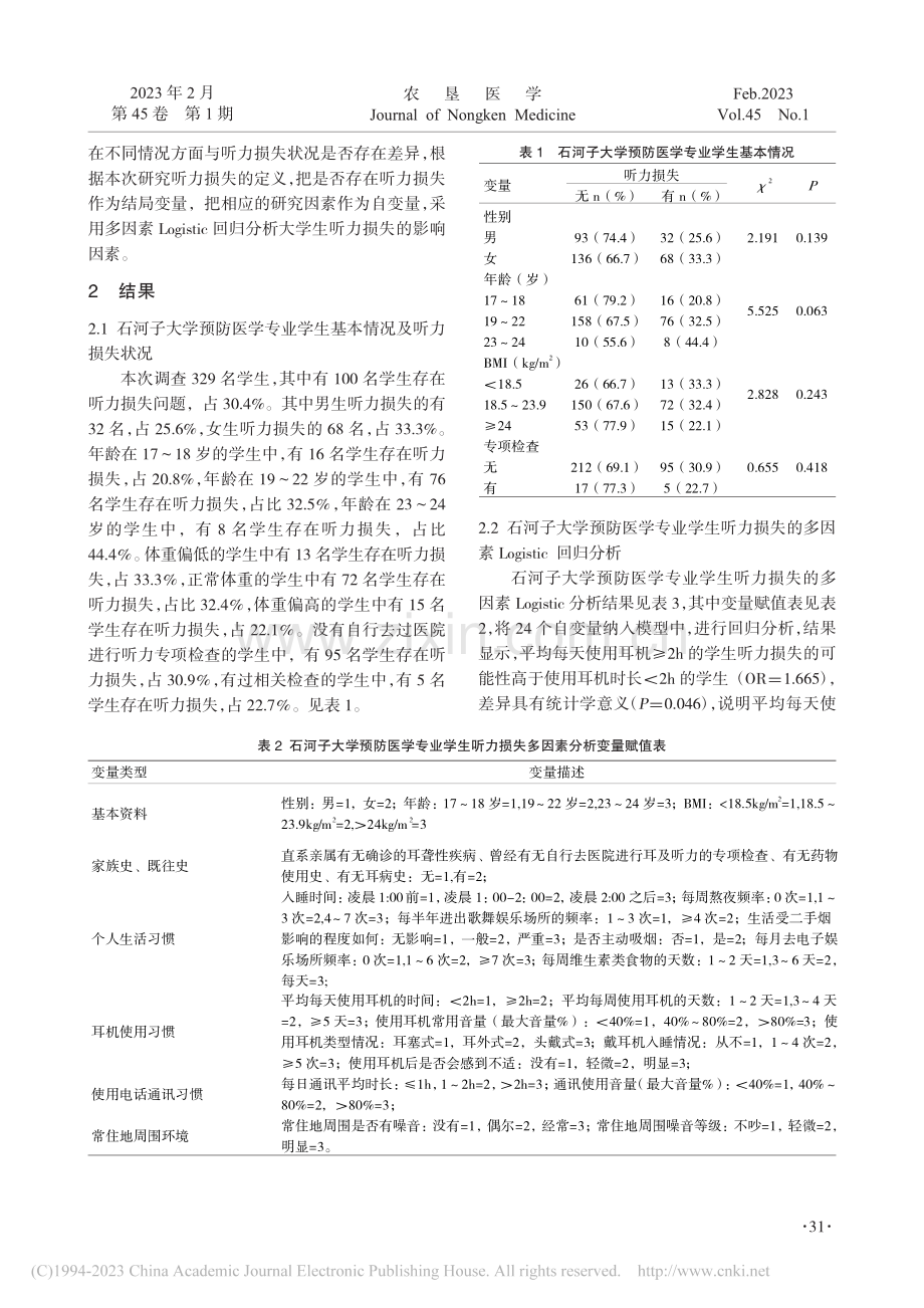 石河子大学预防医学专业学生...损失调查及相关影响因素研究_孙家琳.pdf_第3页