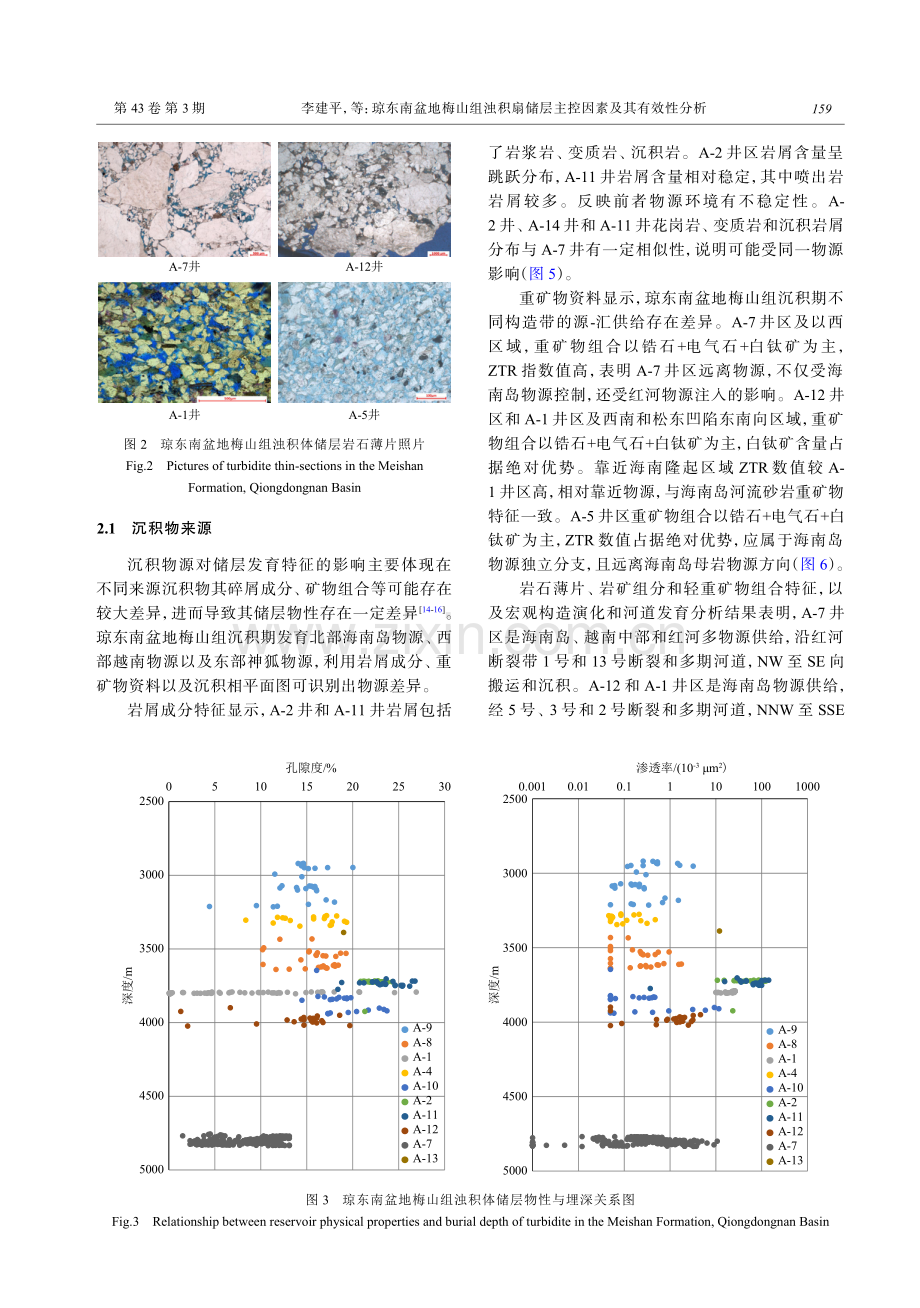 琼东南盆地梅山组浊积扇储层主控因素及其有效性分析.pdf_第3页