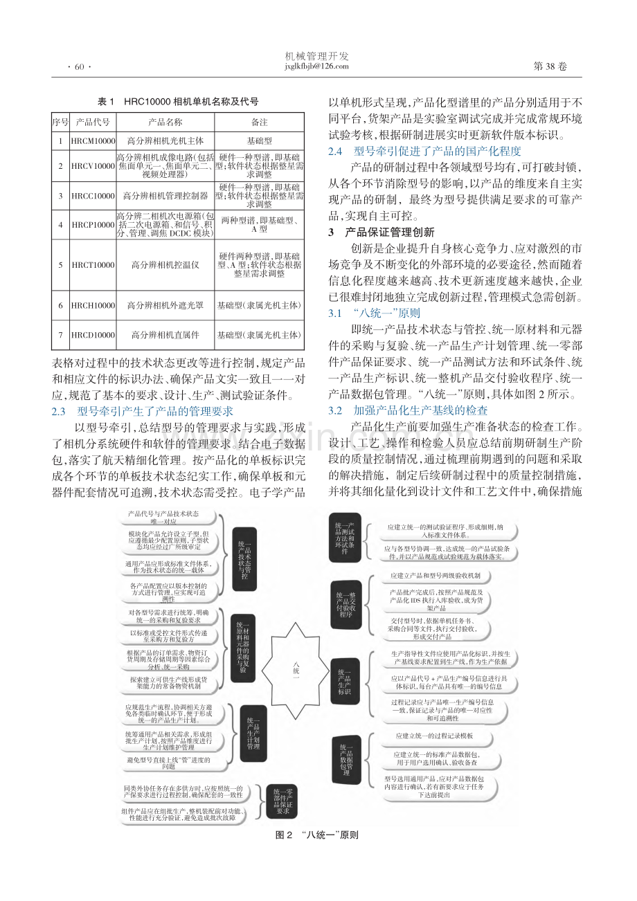 适应“型号牵引”的批产航天遥感相机产品保证实践_张泽敏.pdf_第2页