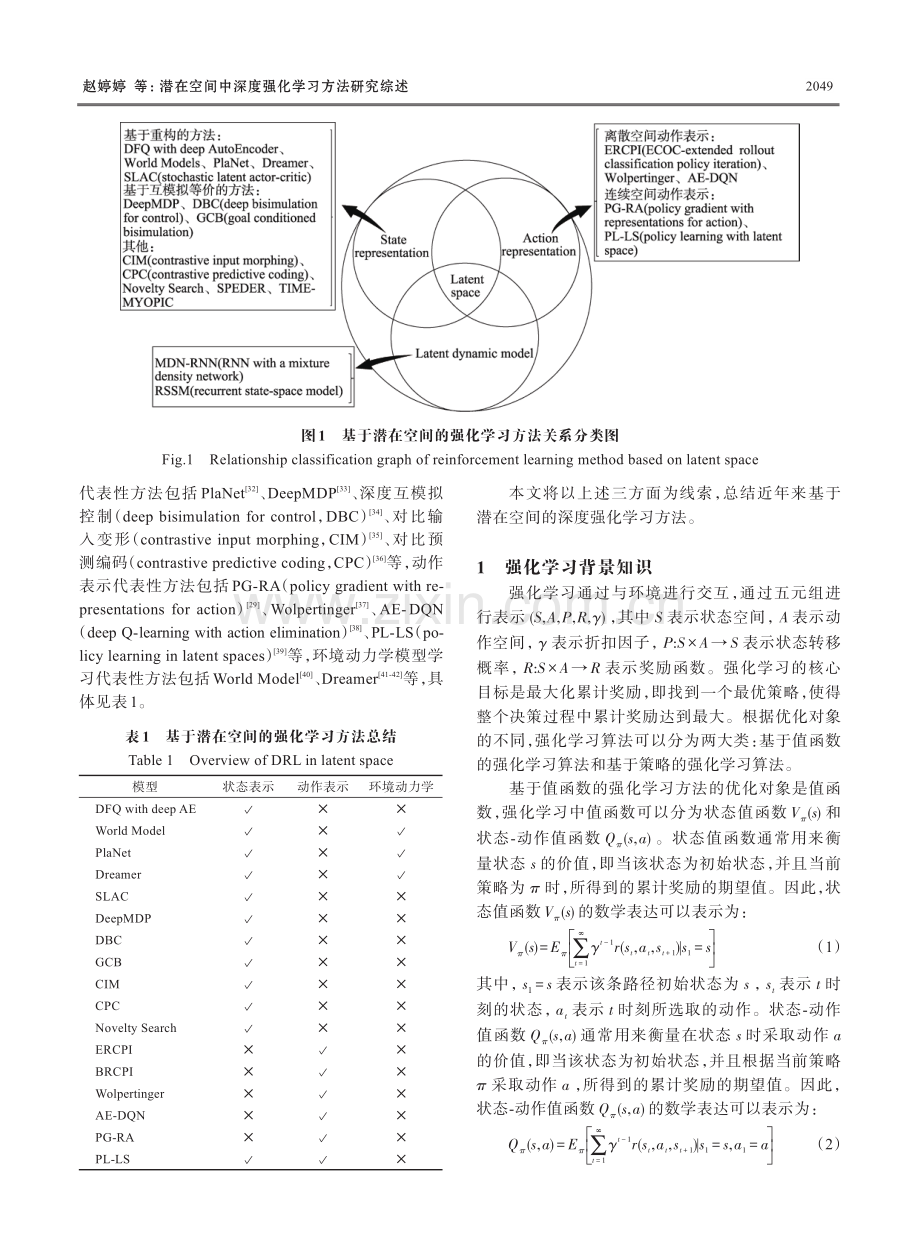 潜在空间中深度强化学习方法研究综述.pdf_第3页