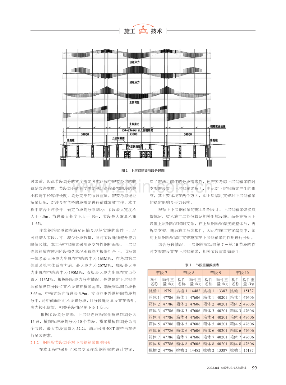 市政双层交叉钢箱梁桥施工技术及方案探究.pdf_第2页