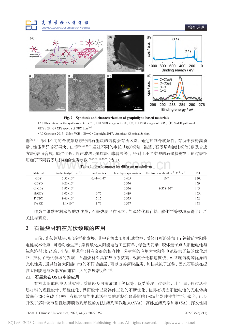 石墨炔在光伏领域的研究进展_任毅.pdf_第3页