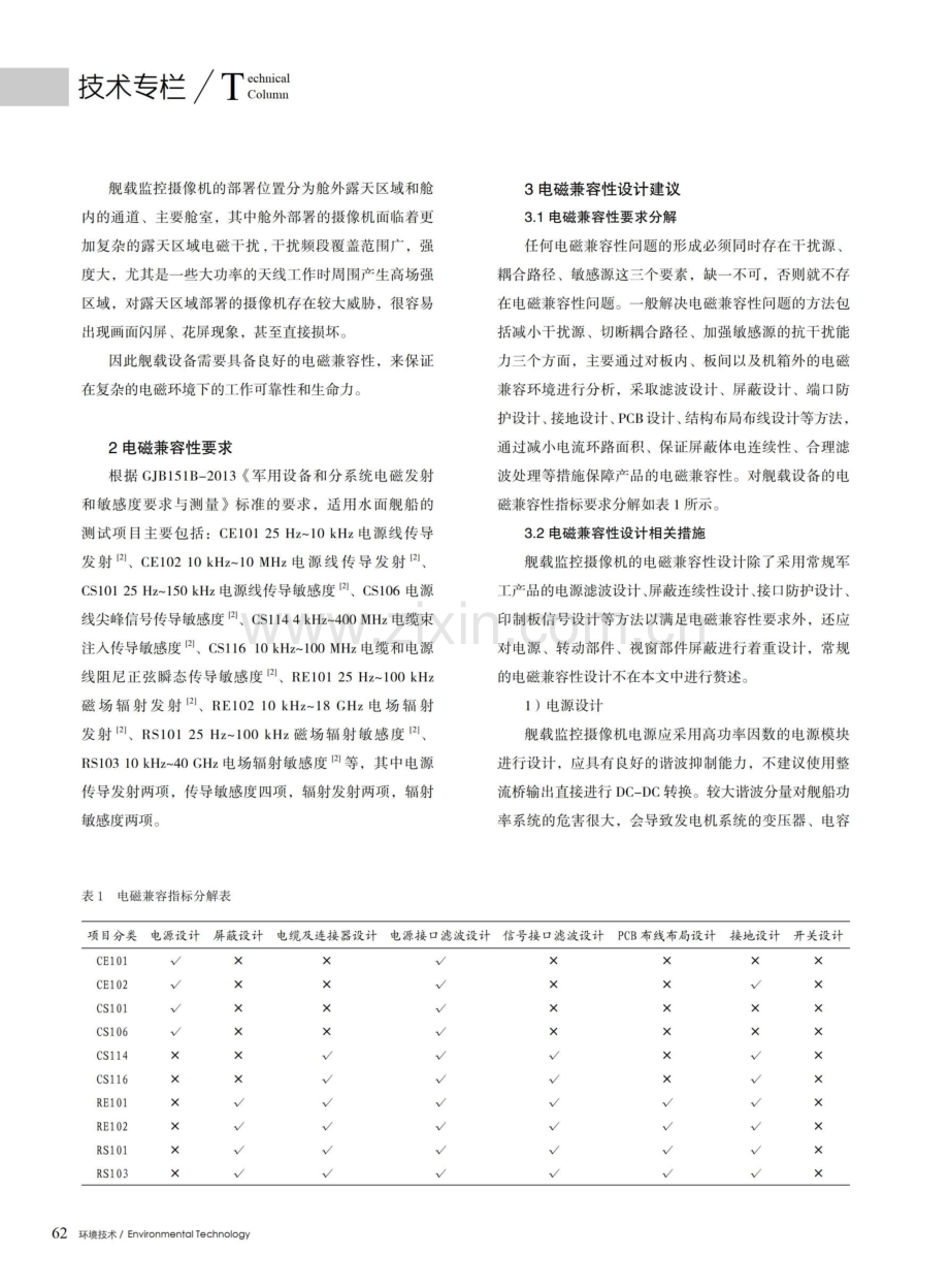 浅谈舰载监控摄像机电磁兼容设计和研究.pdf_第2页