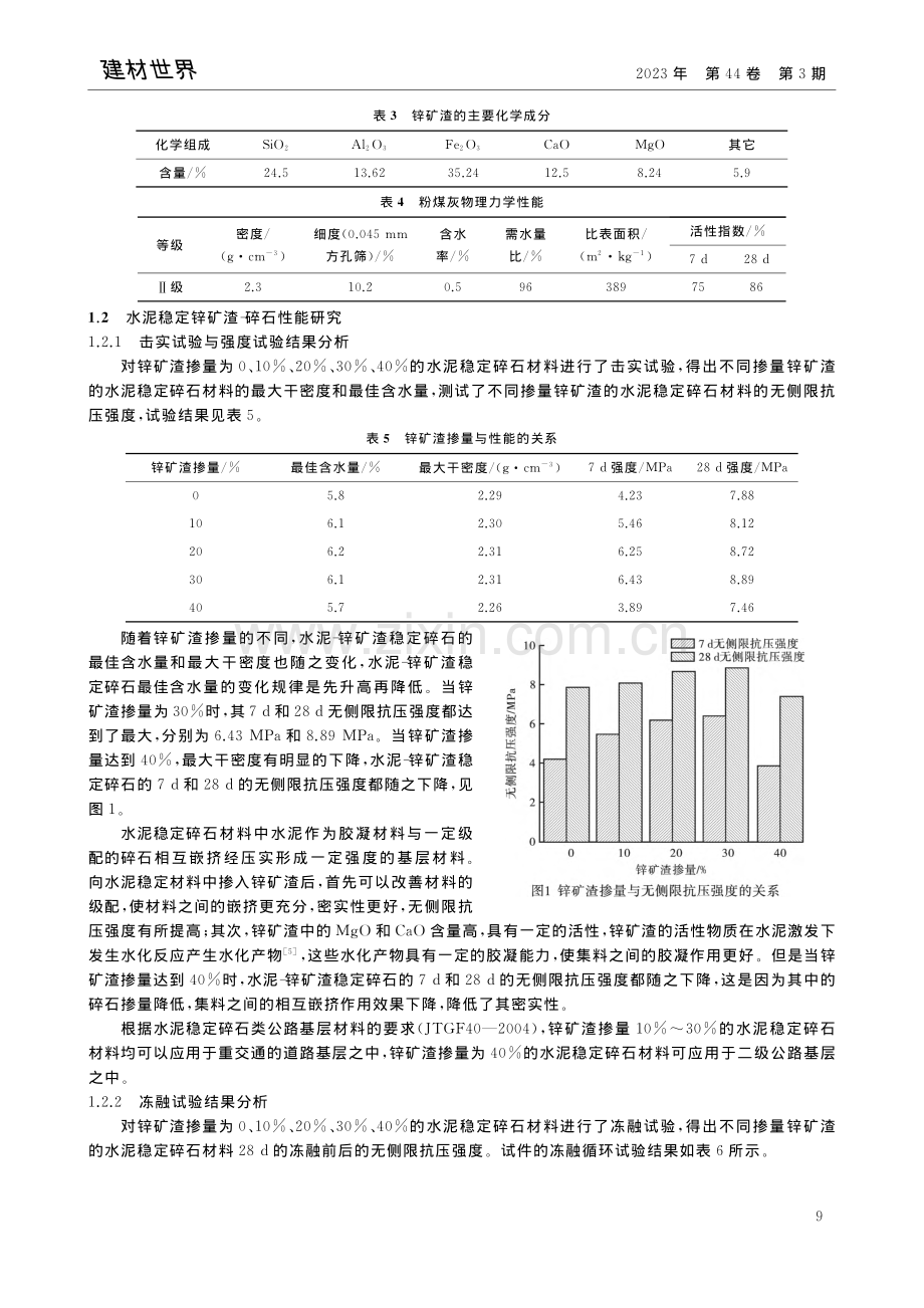 锌矿渣在道路基层材料中的应用_刘军.pdf_第2页