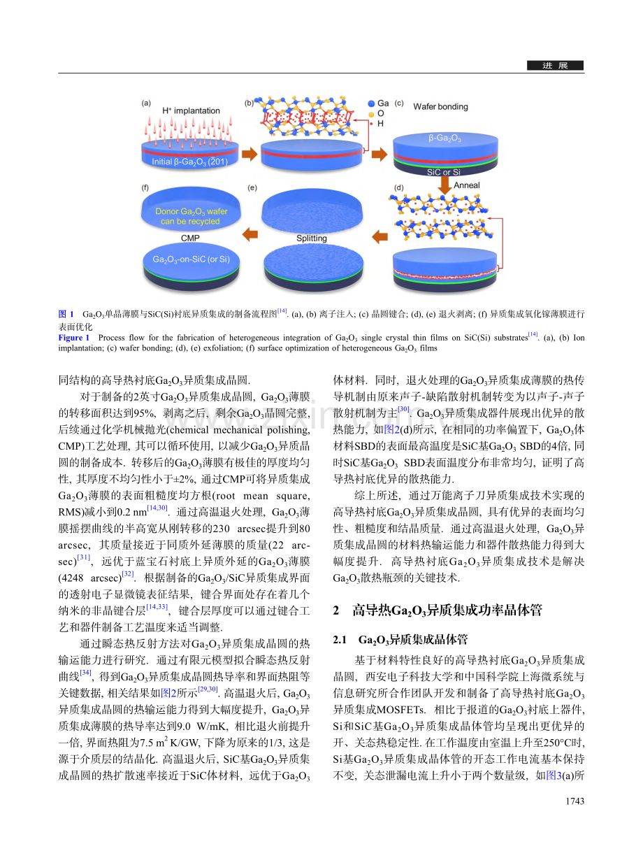 氧化镓异质集成和异质结功率晶体管研究进展_韩根全.pdf_第3页