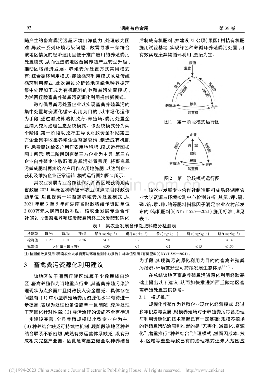 湘西丘陵地区畜禽养殖粪污资源化治理探究_杨柱.pdf_第2页