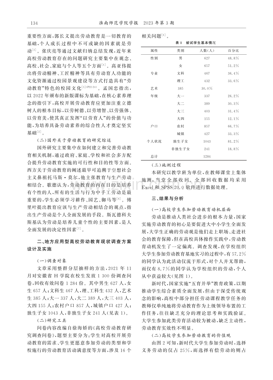 新时代地方应用型高校劳动教育新模式探究——以A省H学院为例.pdf_第2页