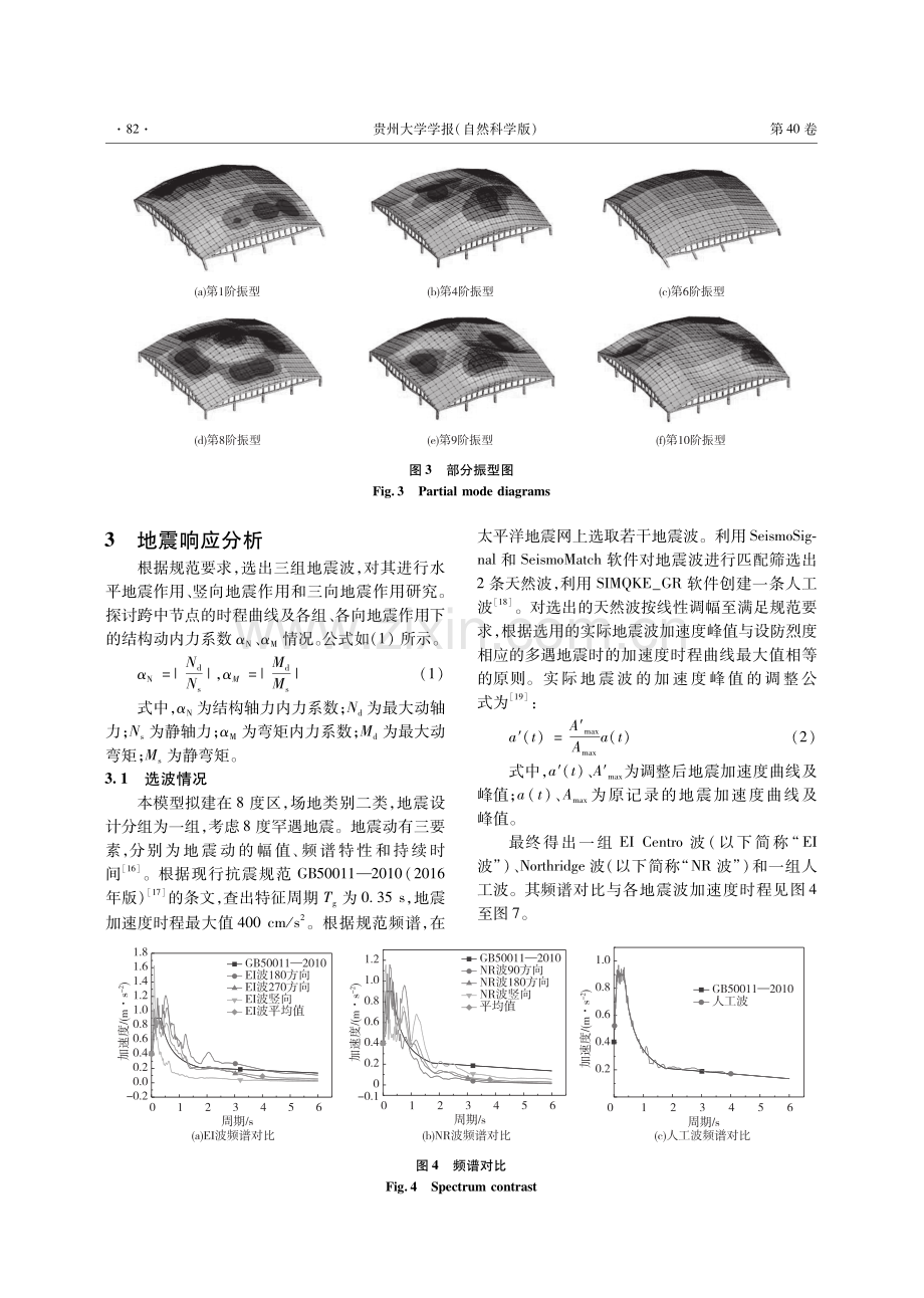 新型折板式空腹拟扁网壳的动力性能研究.pdf_第3页