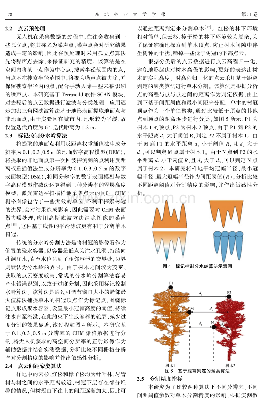 应用无人机高密度点云对高郁闭度人工林单木分割.pdf_第3页