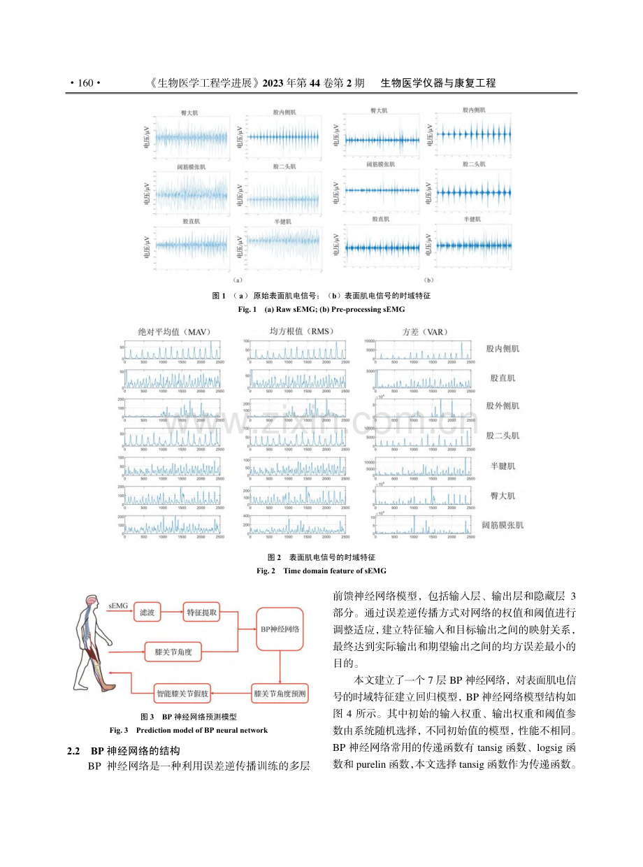 一种基于表面肌电信号映射人体下肢运动意图的方法_杜妍辰.pdf_第3页