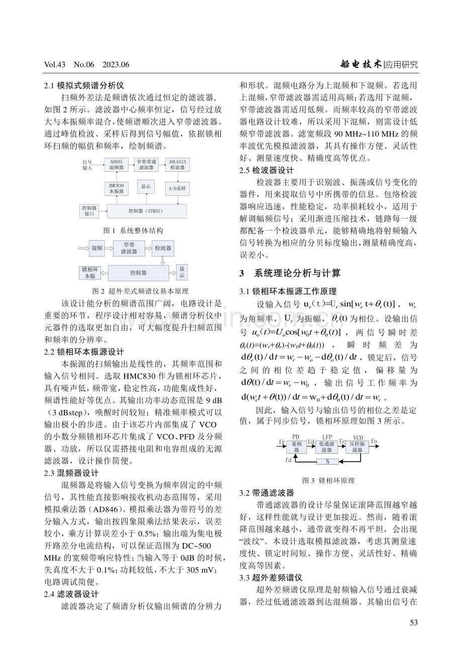 一种基于STM32的外差式频谱仪设计.pdf_第2页