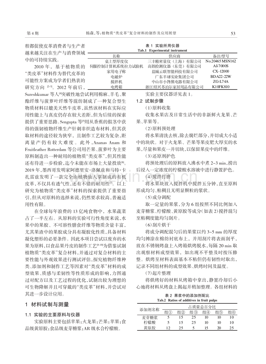 植物质“类皮革”复合材料的制作及应用展望_杨森.pdf_第2页