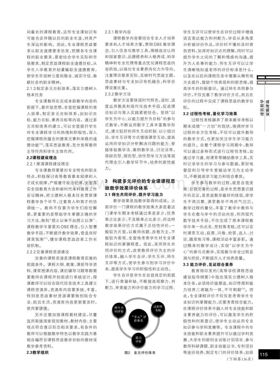 专业课课程思政育人教学组织及效果评价研究.pdf_第2页