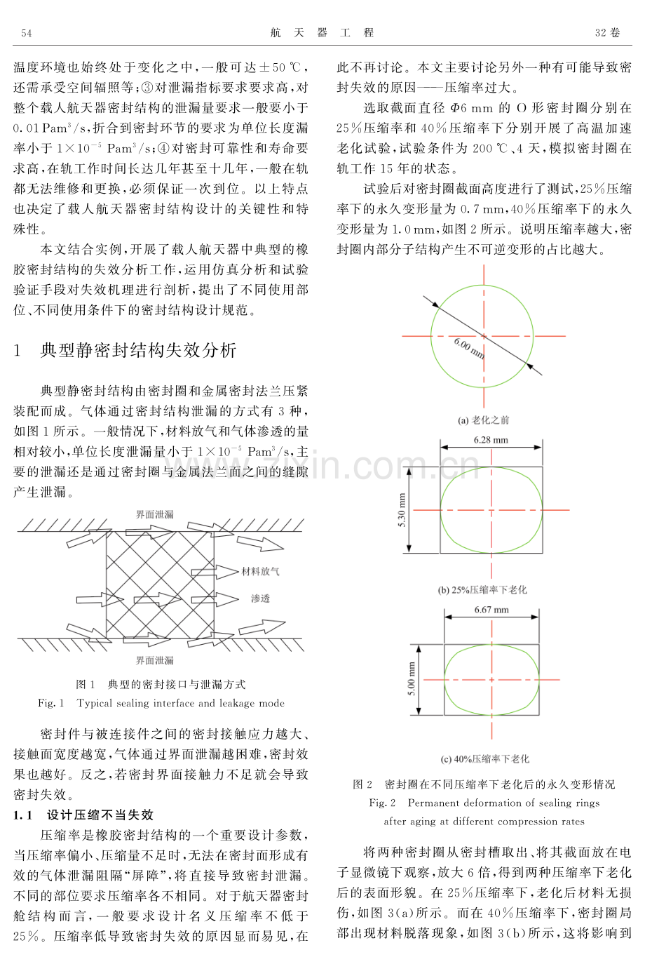 载人航天器常见密封结构的失效分析.pdf_第2页