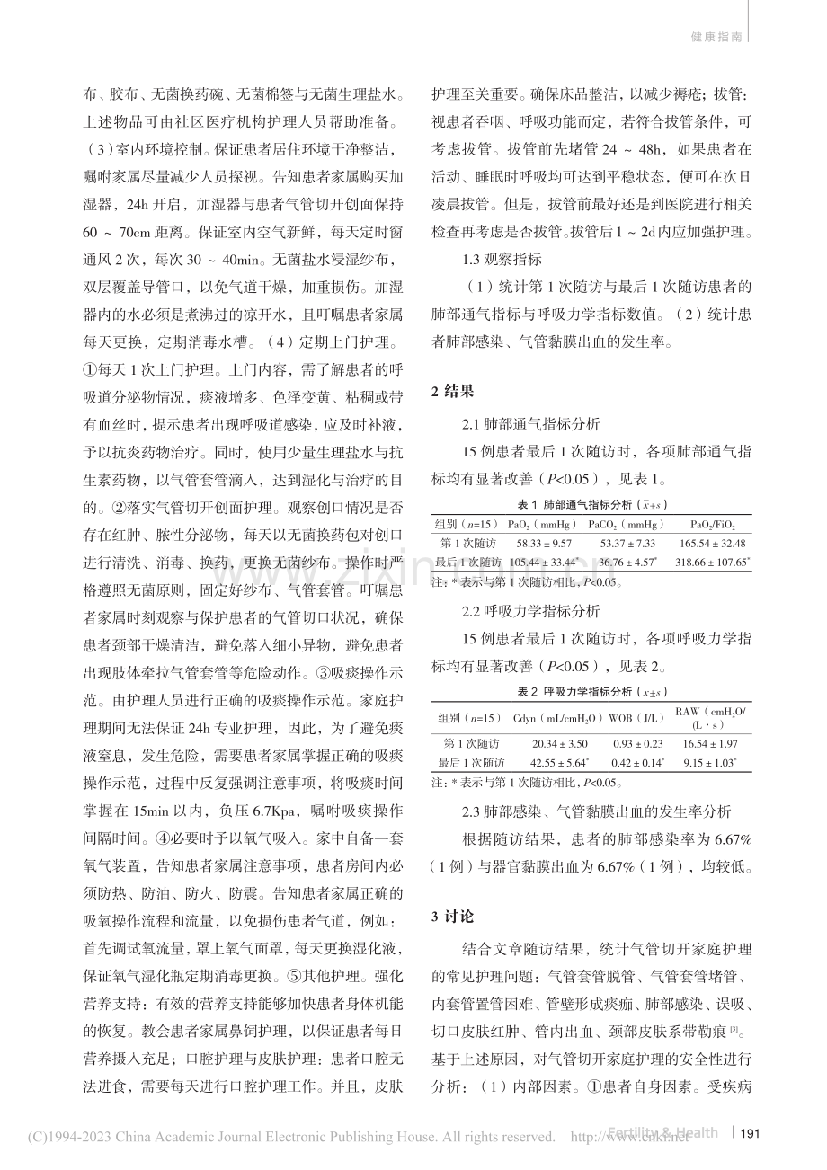 长期气管切开患者家庭护理安全性分析及应对措施_刘晓娟.pdf_第2页