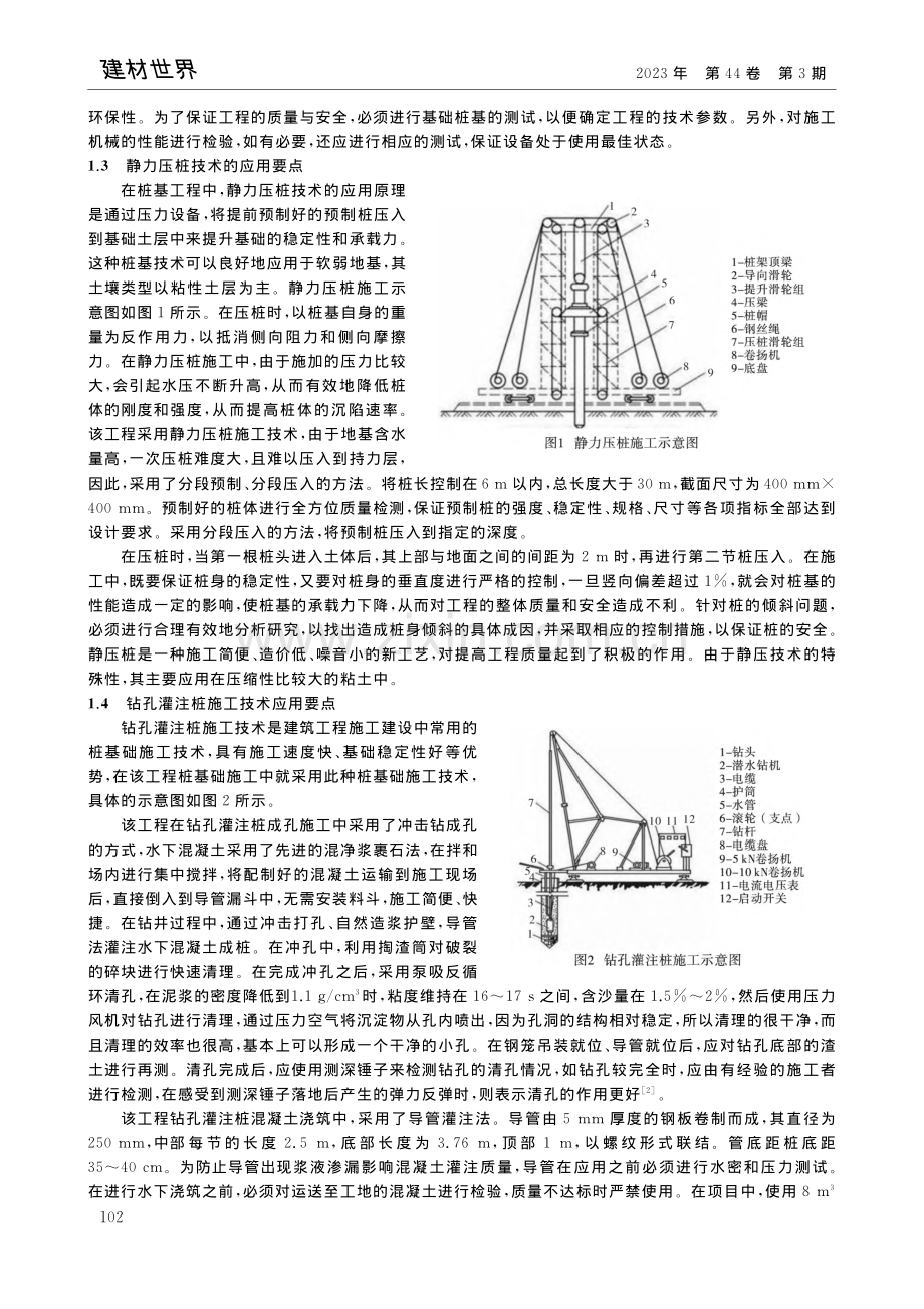 桩基础施工技术在建筑工程中的应用_唐仕钊.pdf_第2页