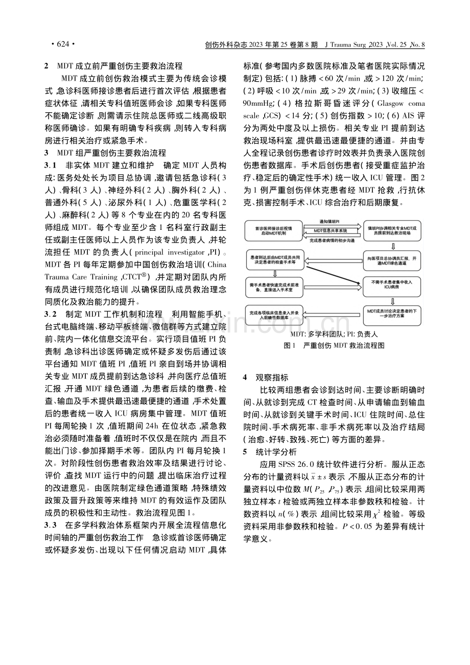 优化的非实体创伤多学科团队治疗严重创伤患者效果分析_谢爽.pdf_第3页