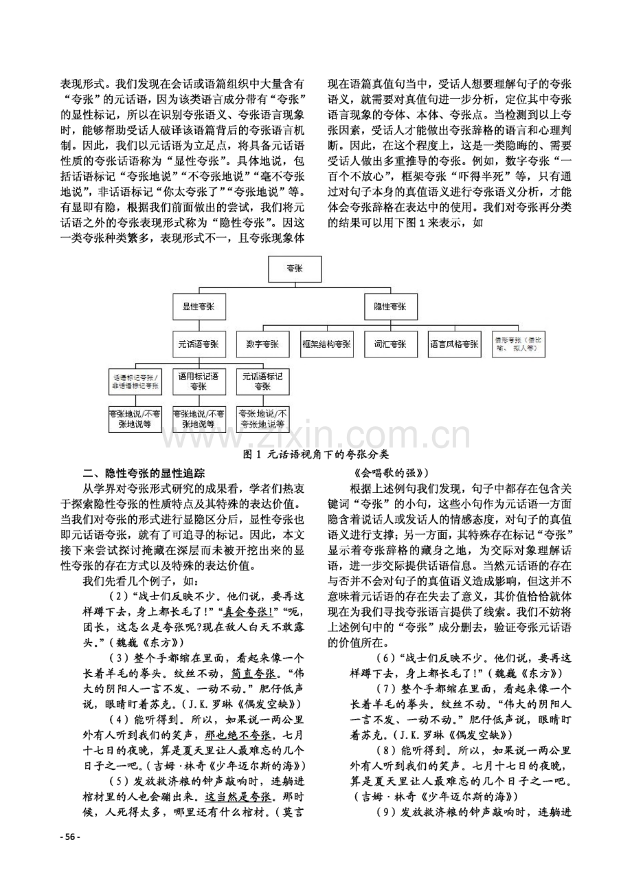 元话语视角下的夸张分类及其元语用意识解读.pdf_第3页