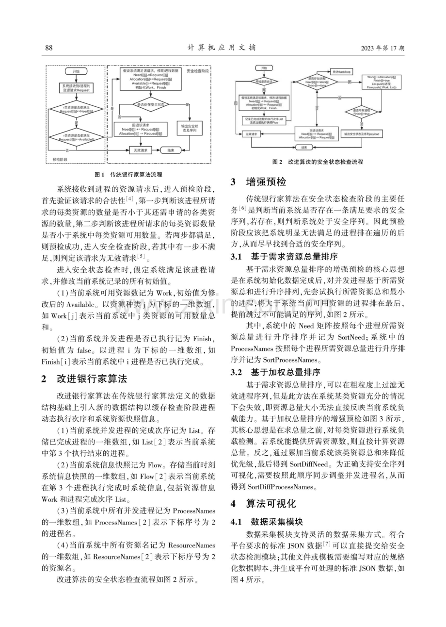 增强预检的改进银行家算法与可视化.pdf_第2页