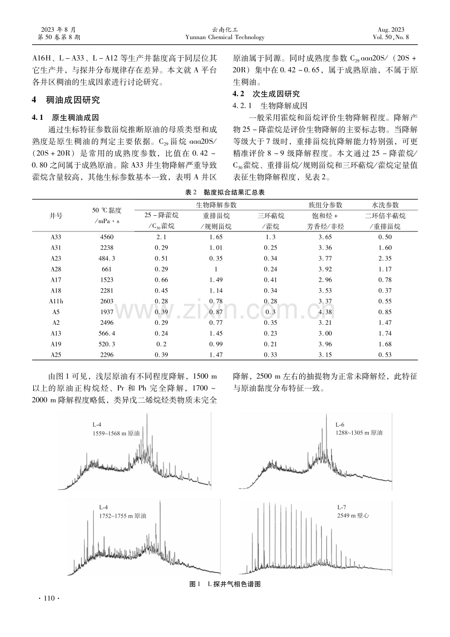 L油田A平台稠油稠化机理及黏度预测.pdf_第3页