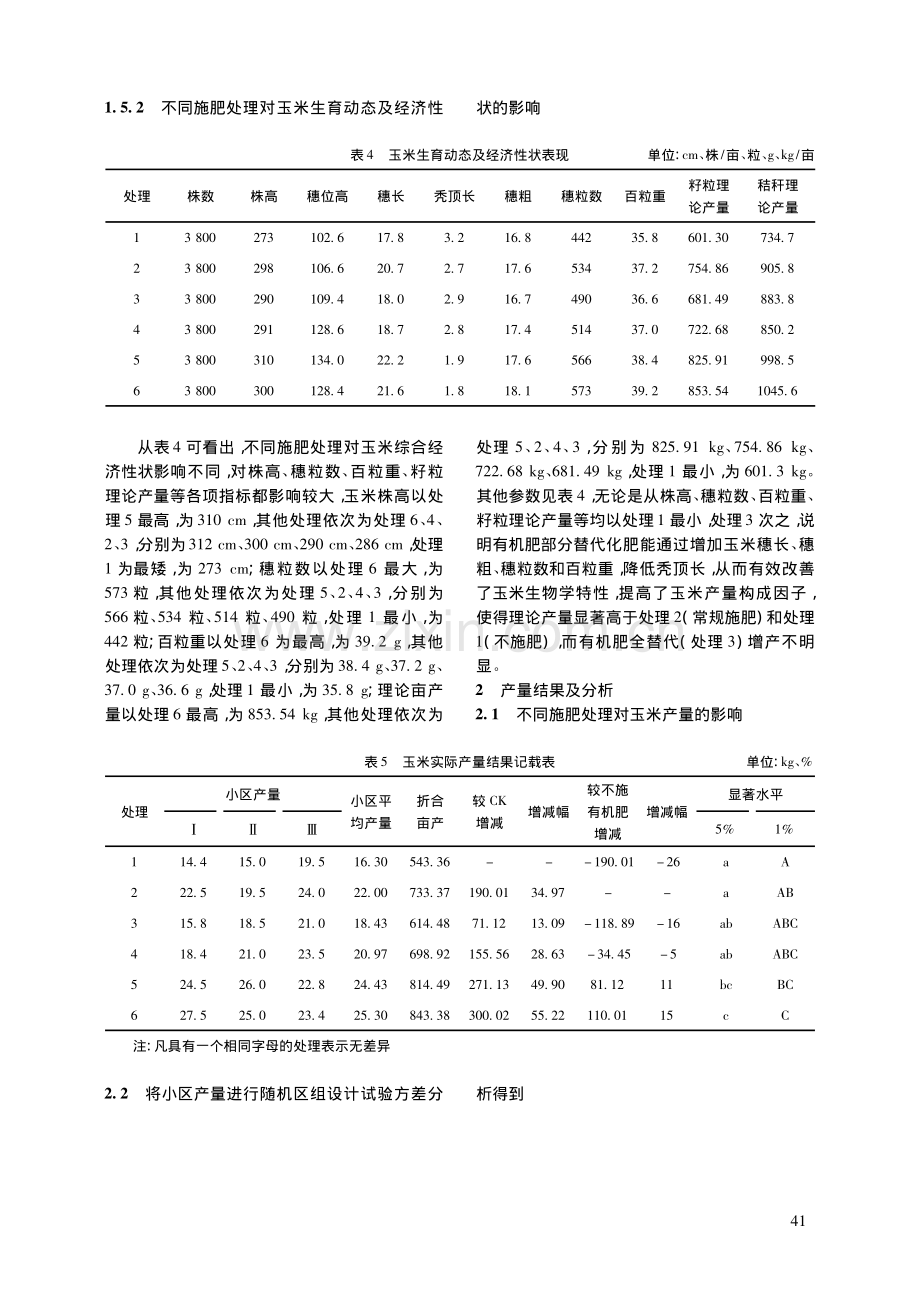 川水地膜玉米商品有机肥部分替代化肥试验分析.pdf_第3页