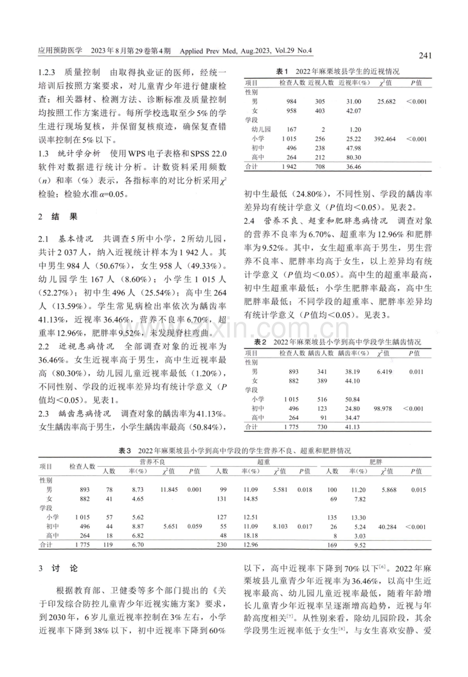 2022年麻栗坡县儿童青少年常见病监测结果分析.pdf_第2页