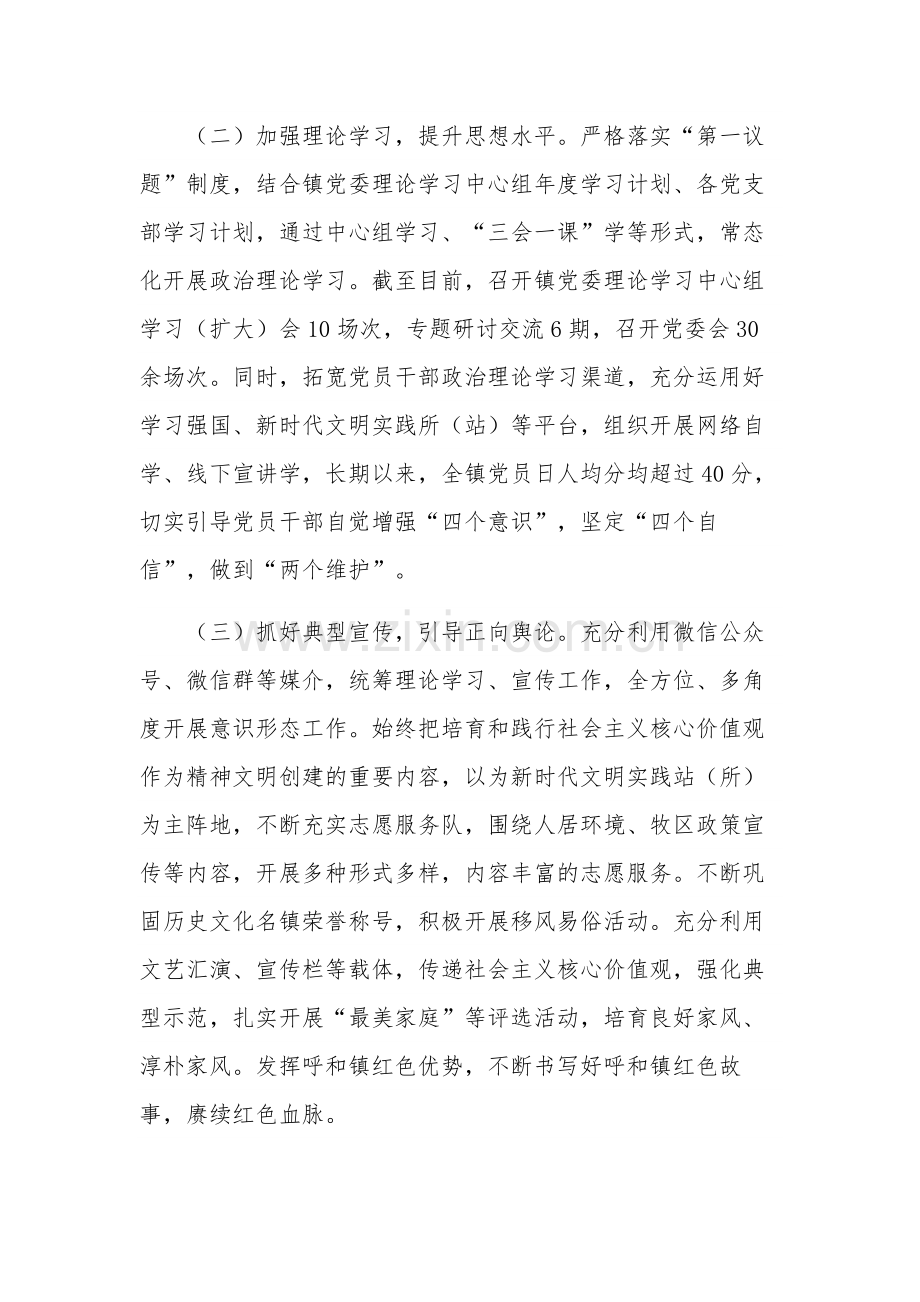 2024年某乡镇贯彻落实意识形态工作责任制情况及工作计划范文.docx_第2页