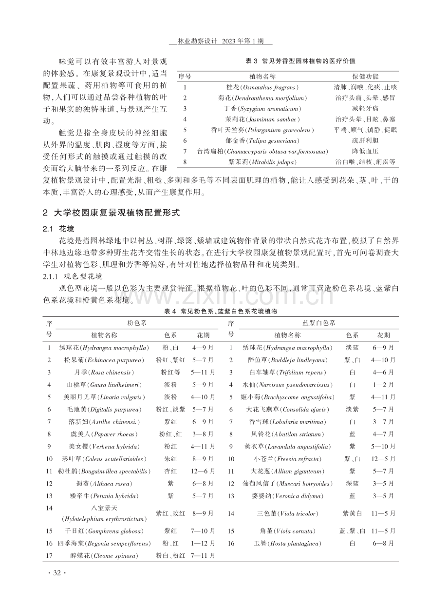 大学校园康复景观植物配置探讨.pdf_第3页