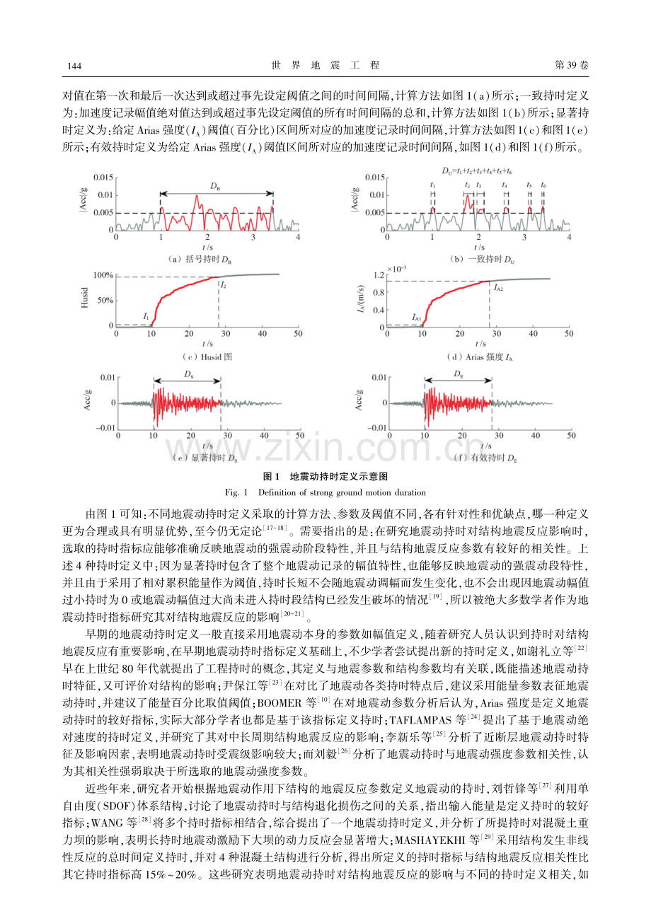 地震动持时对工程结构地震反应影响研究进展.pdf_第3页