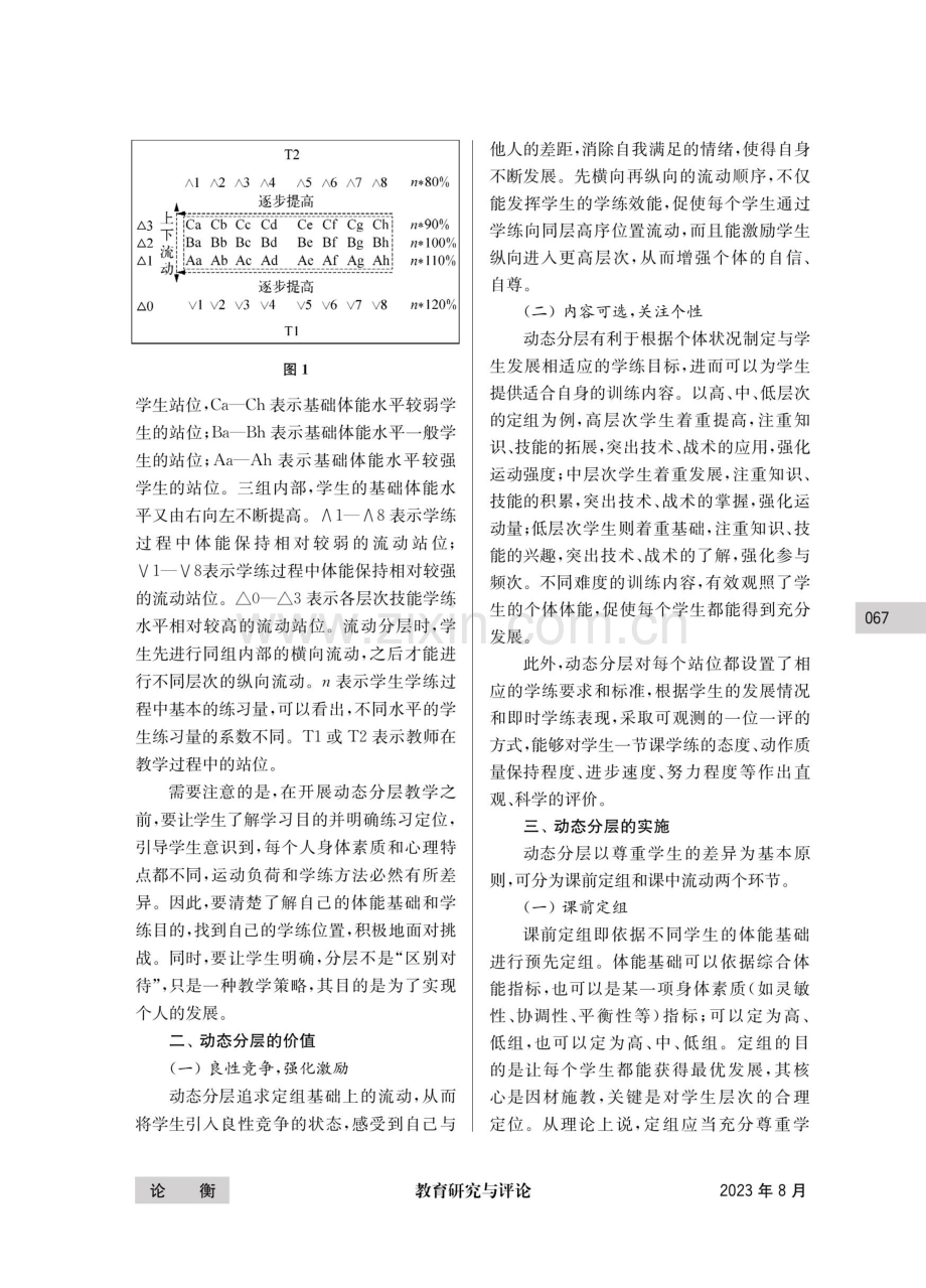 动态分层：体育教学组织形式新探索.pdf_第2页