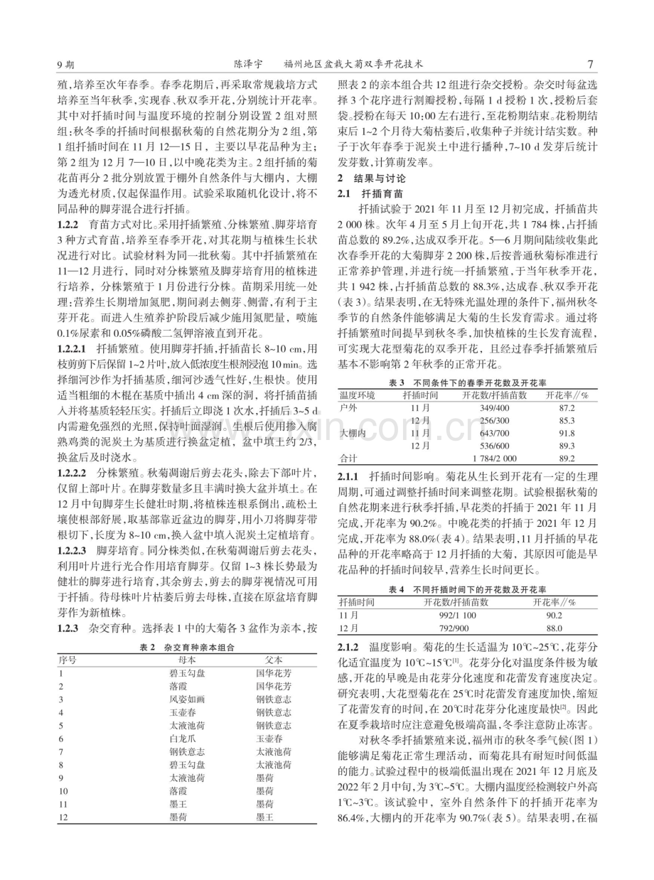 福州地区盆栽大菊双季开花技术.pdf_第2页