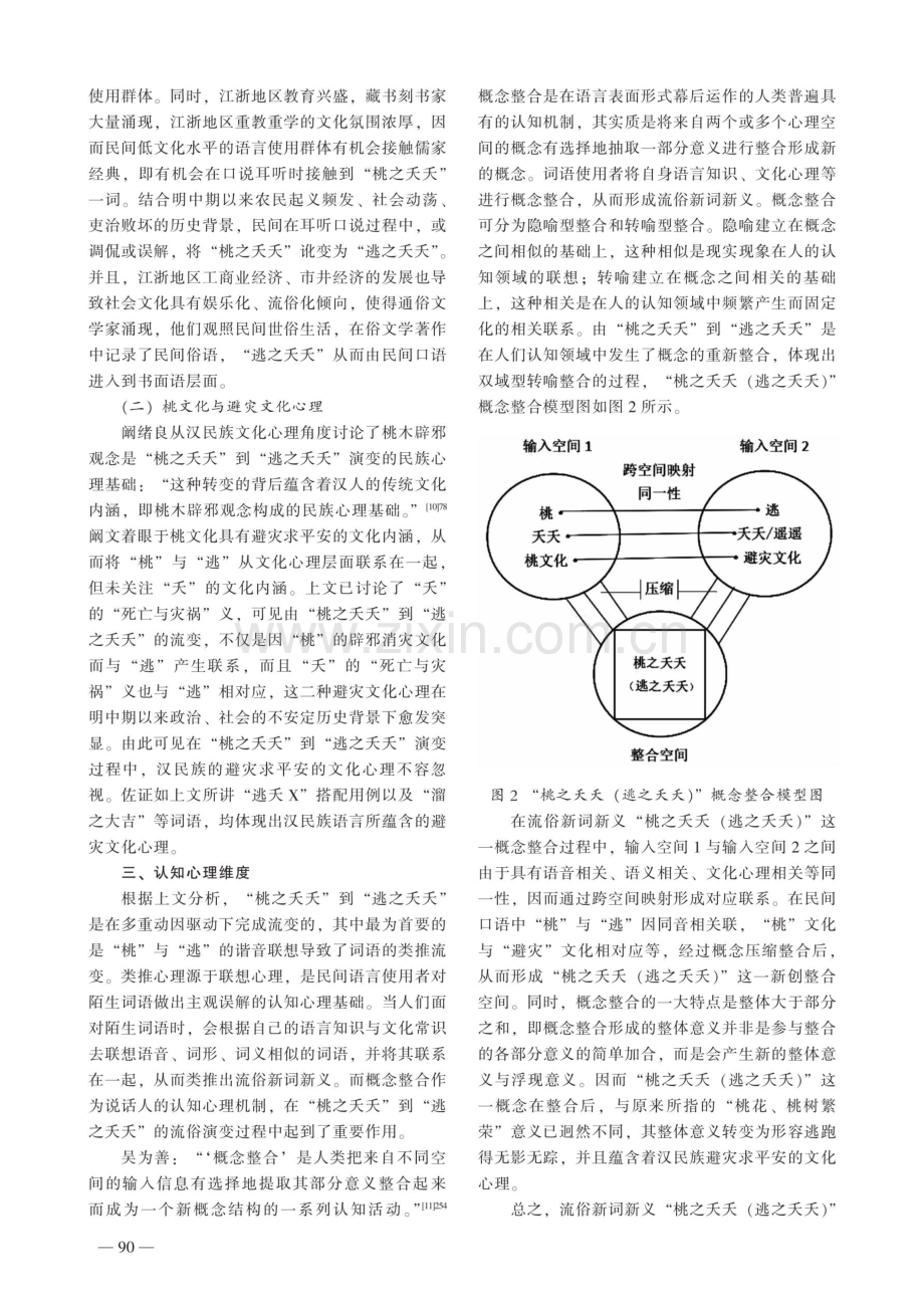 “桃之夭夭”到“逃之夭夭”流俗演变动因分析.pdf_第3页