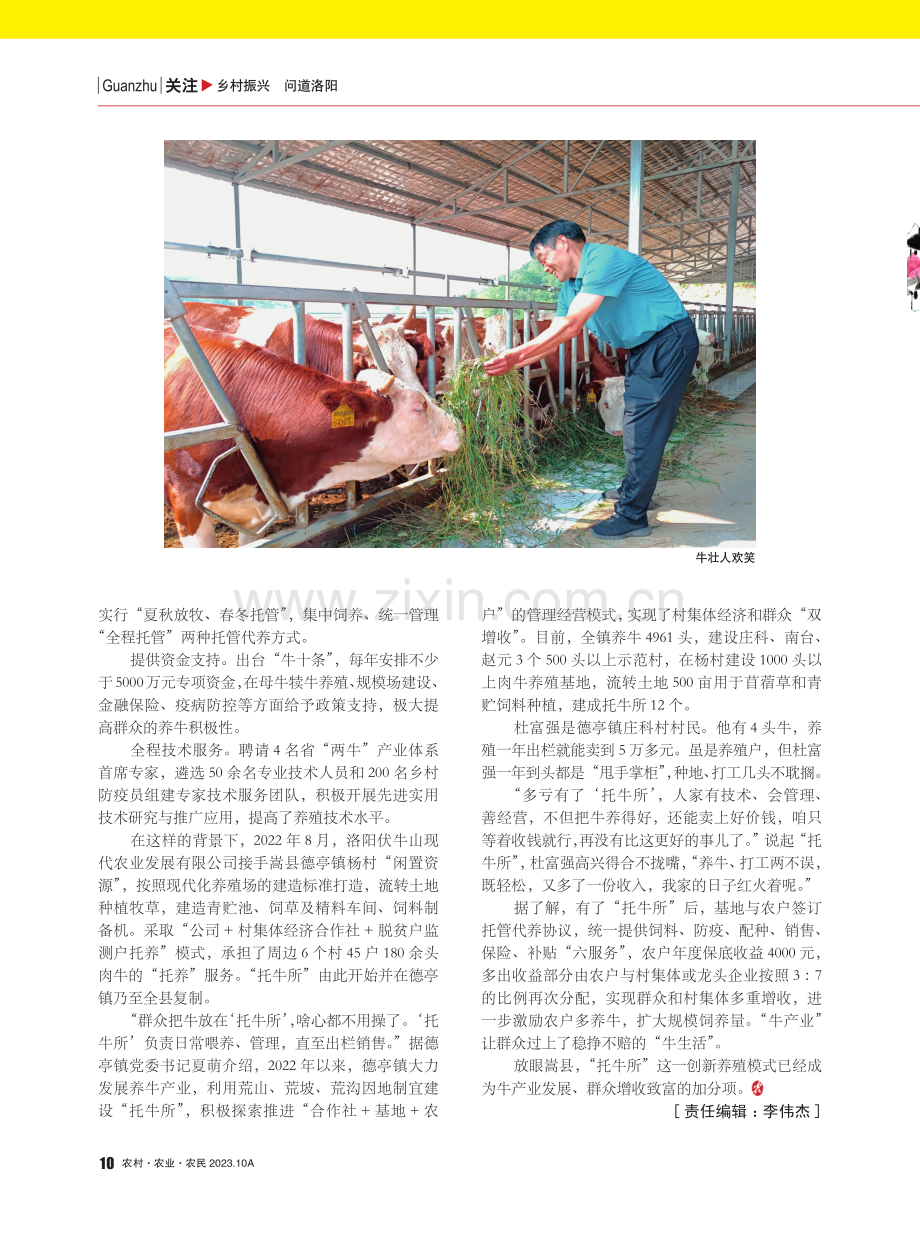 “托牛所”高奏富民欢歌——嵩县以创新打造肉牛产业发展新模式.pdf_第2页
