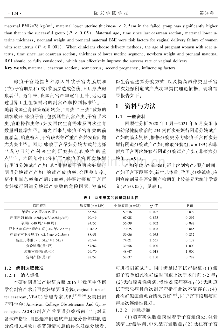 二次妊娠产妇顺产效果影响因素研究.pdf_第2页