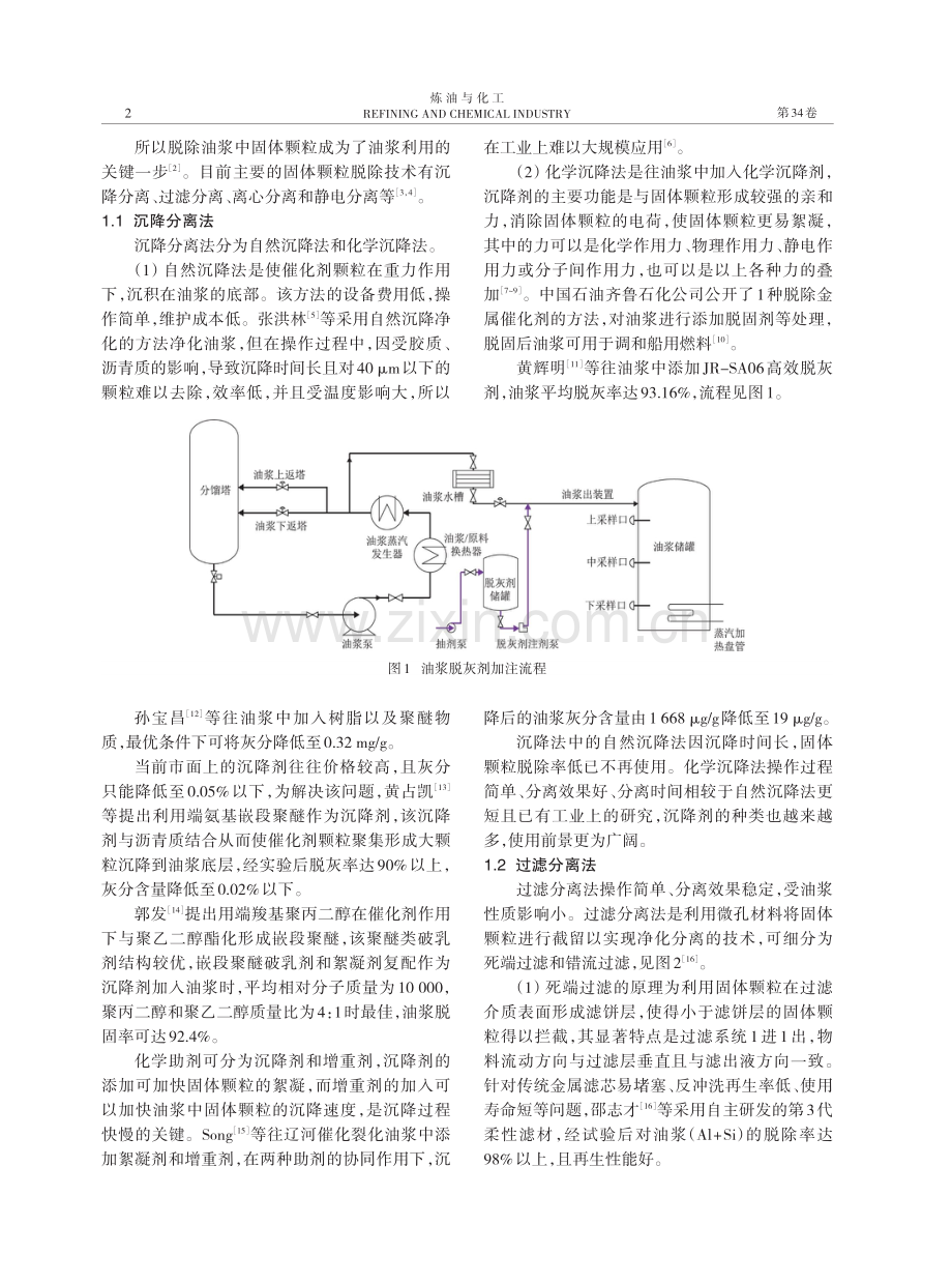 催化裂化油浆脱固研究进展.pdf_第2页