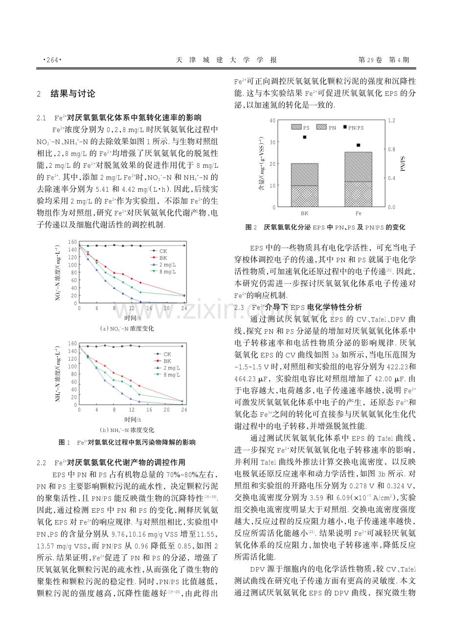 二价铁对厌氧氨氧化的正向调控机理研究.pdf_第3页