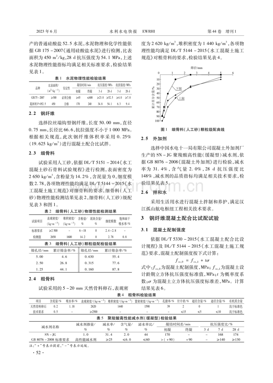 孤山航电枢纽工程钢纤维混凝土配合比试验研究.pdf_第2页