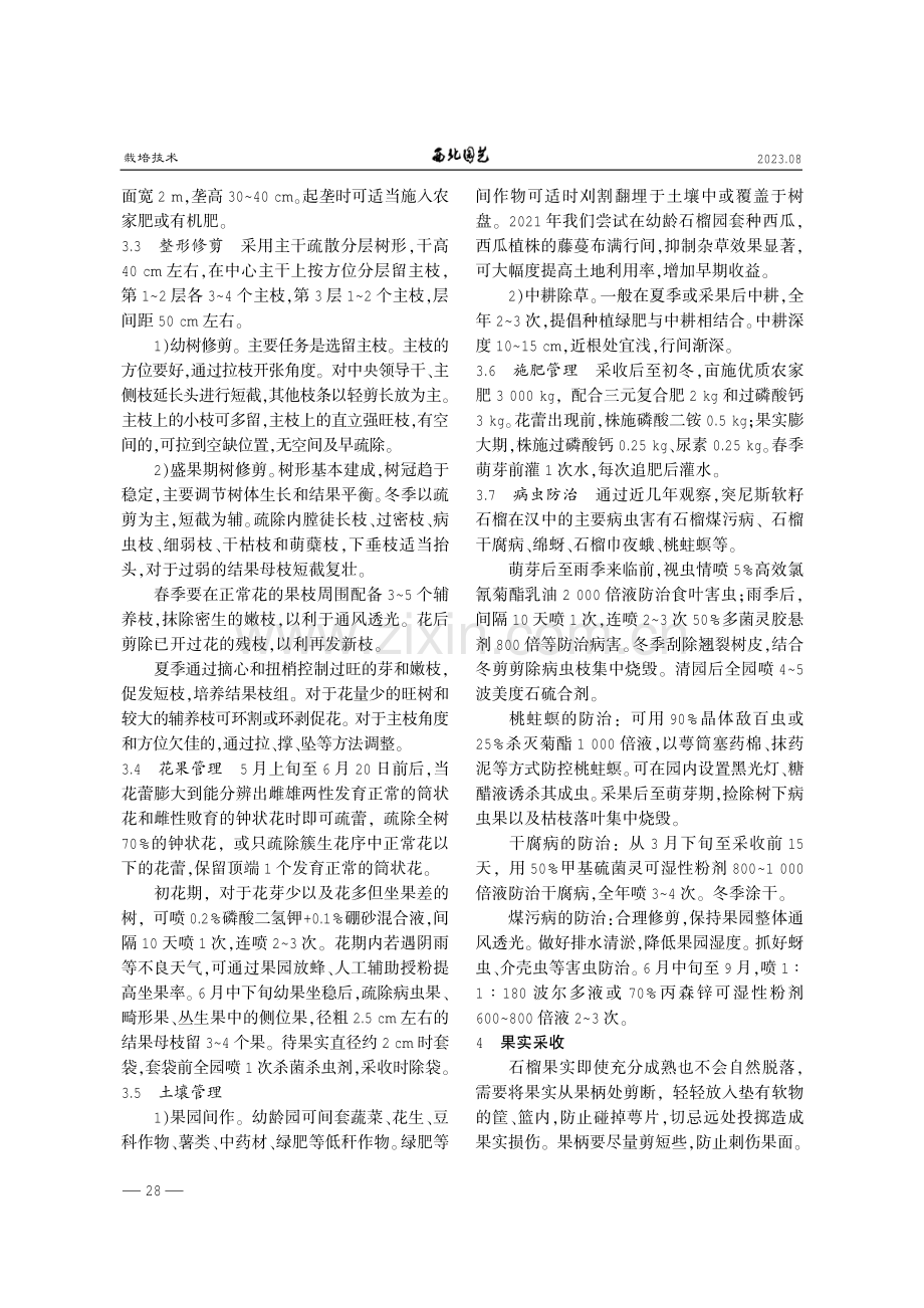 汉中突尼斯软籽石榴栽培要点.pdf_第2页