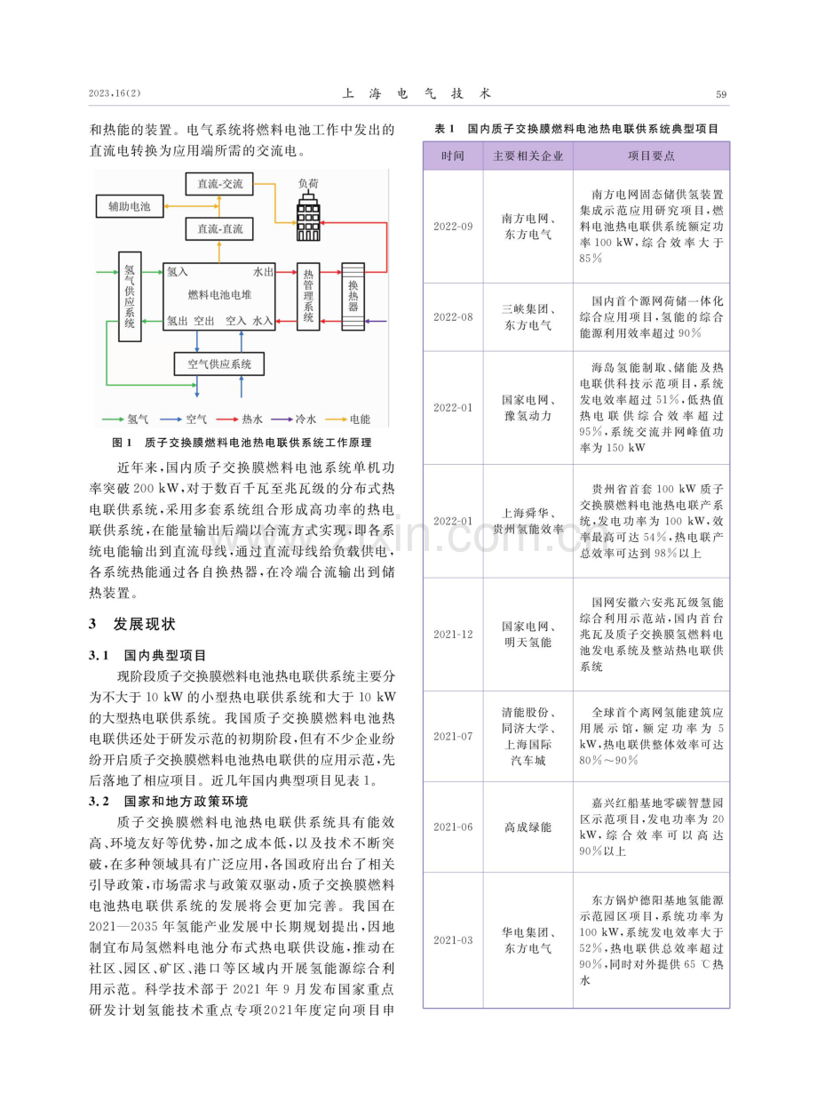 国内质子交换膜燃料电池热电联供系统的发展.pdf_第2页