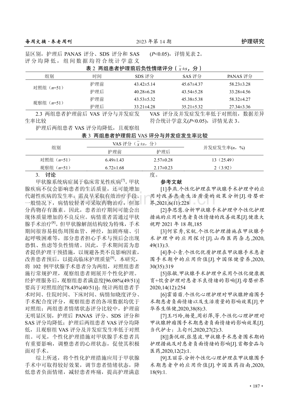 个性化护理措施在甲状腺手术护理中的应用及对患者负面情绪的改善分析.pdf_第3页