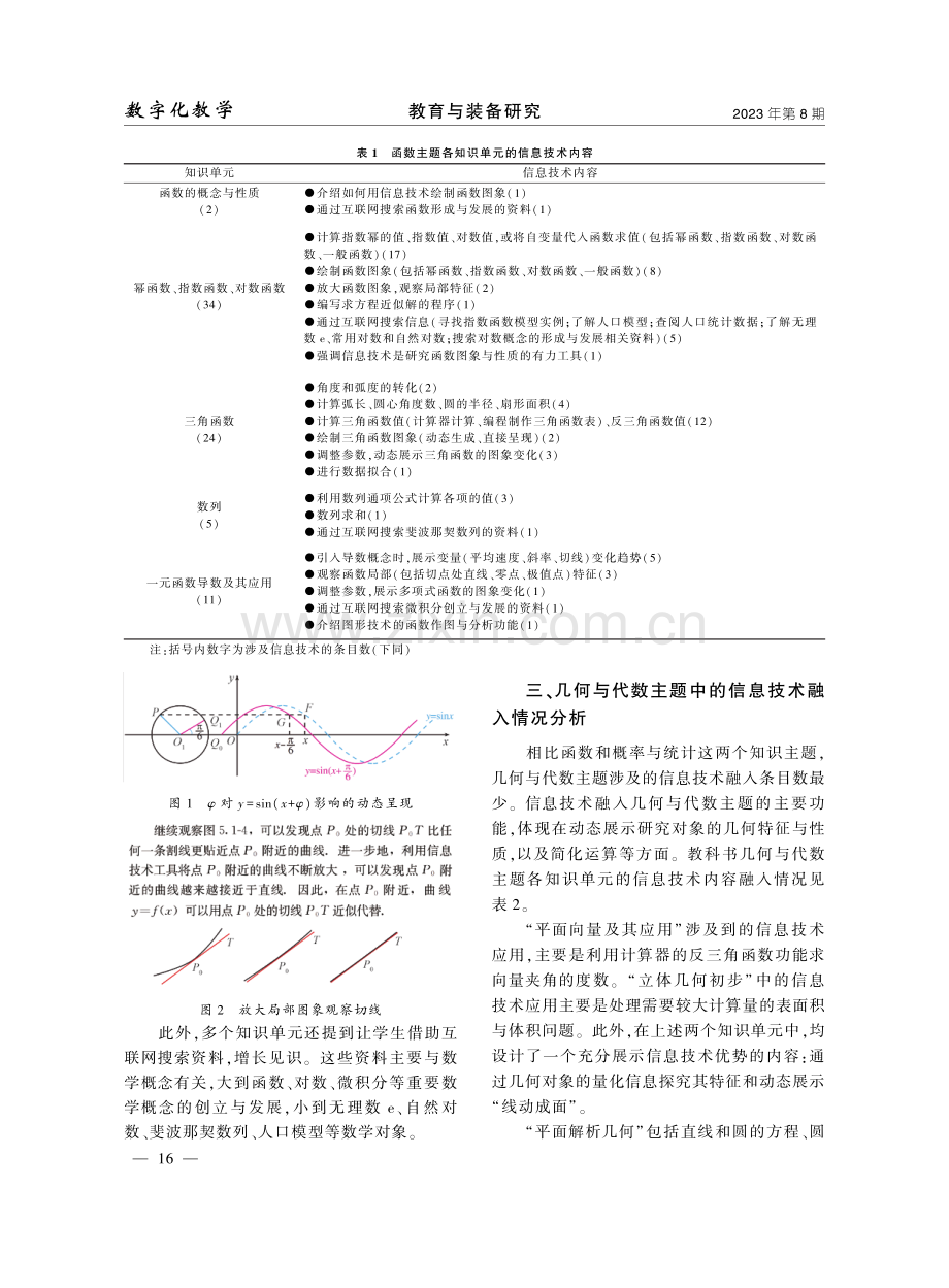 高中数学教科书中信息技术应用研究——兼谈对教师用好教科书中信息技术的建议.pdf_第3页