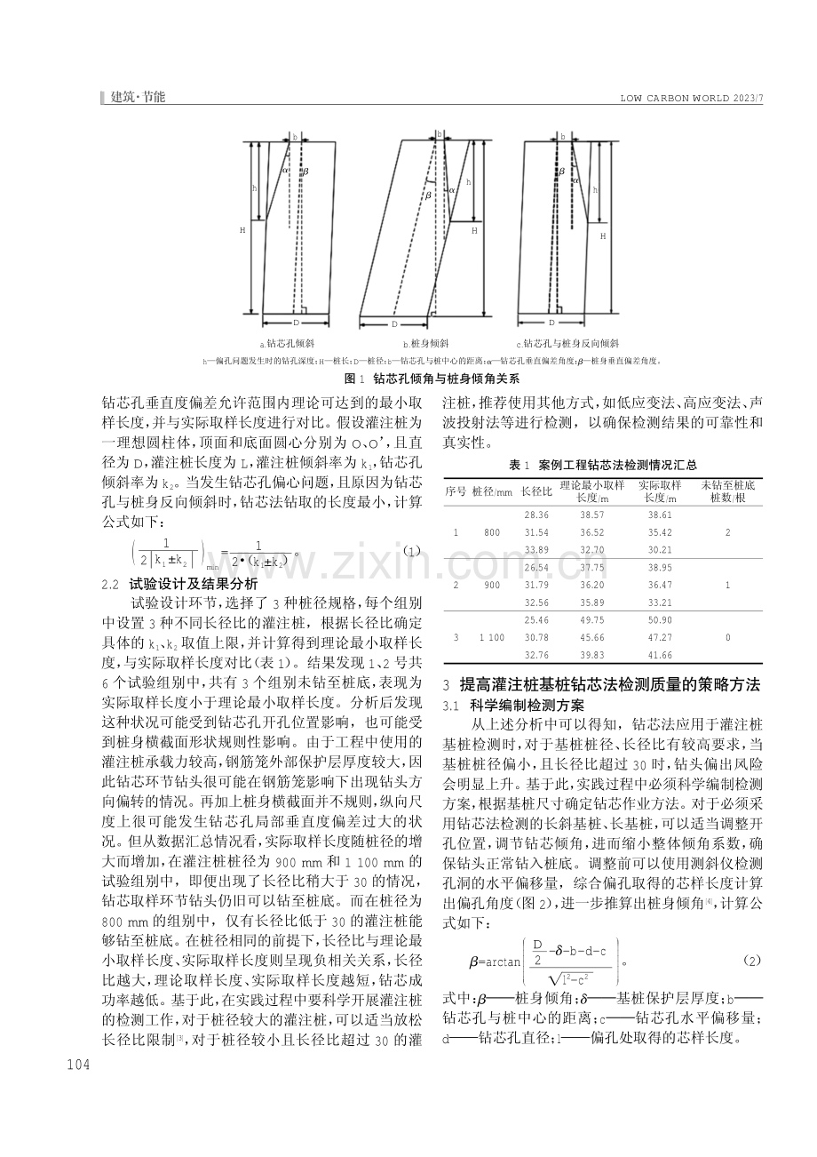 灌注桩桩径及长径比对基桩钻芯法检测的影响分析.pdf_第2页