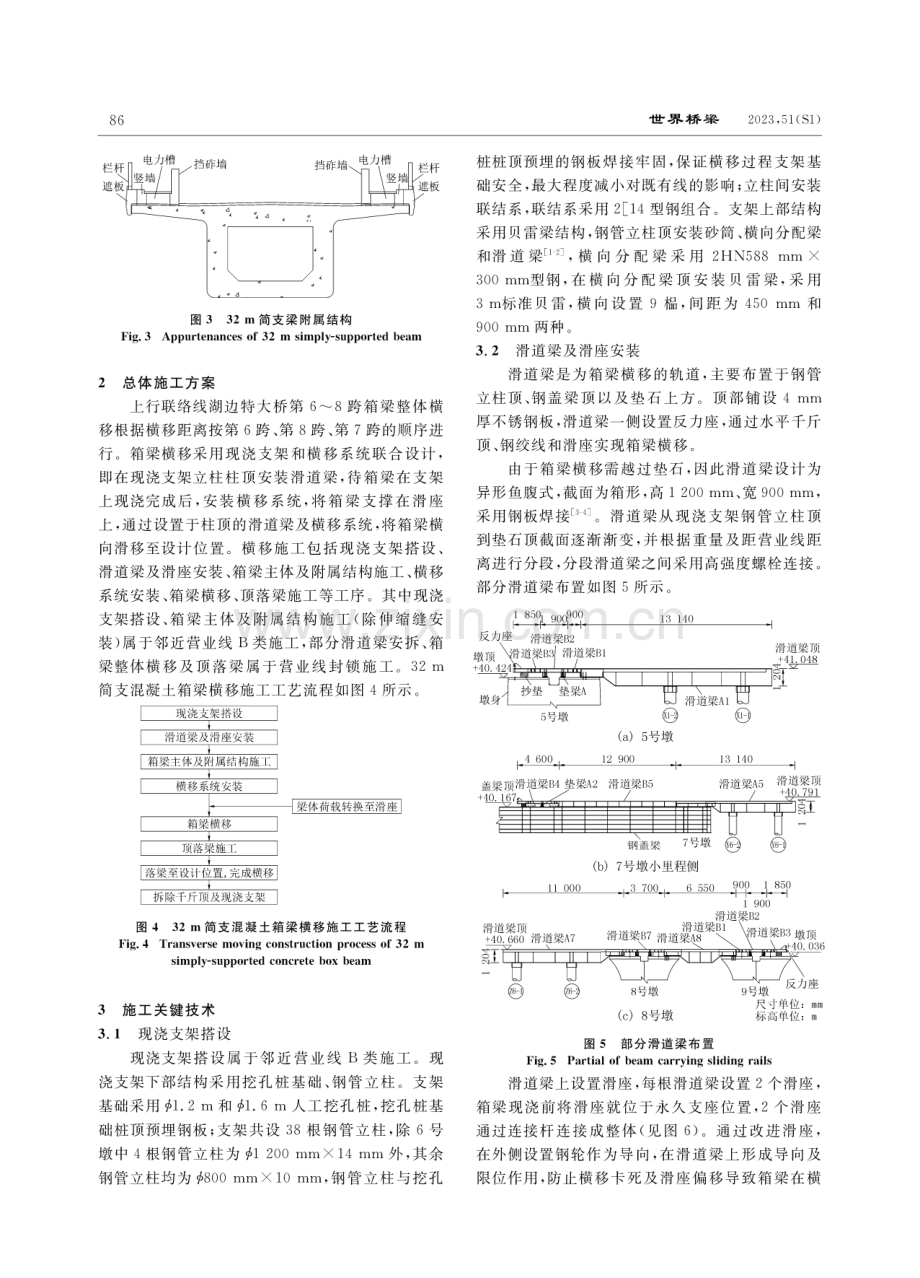 高铁桥梁上跨既有营业线简支箱梁横移施工技术.pdf_第2页