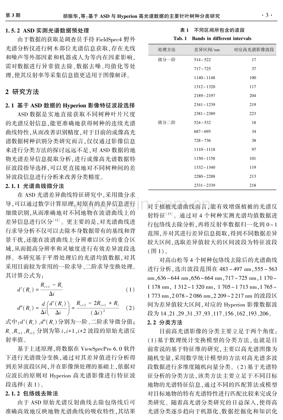 基于ASD与Hyperion高光谱数据的主要针叶树种分类研究.pdf_第3页